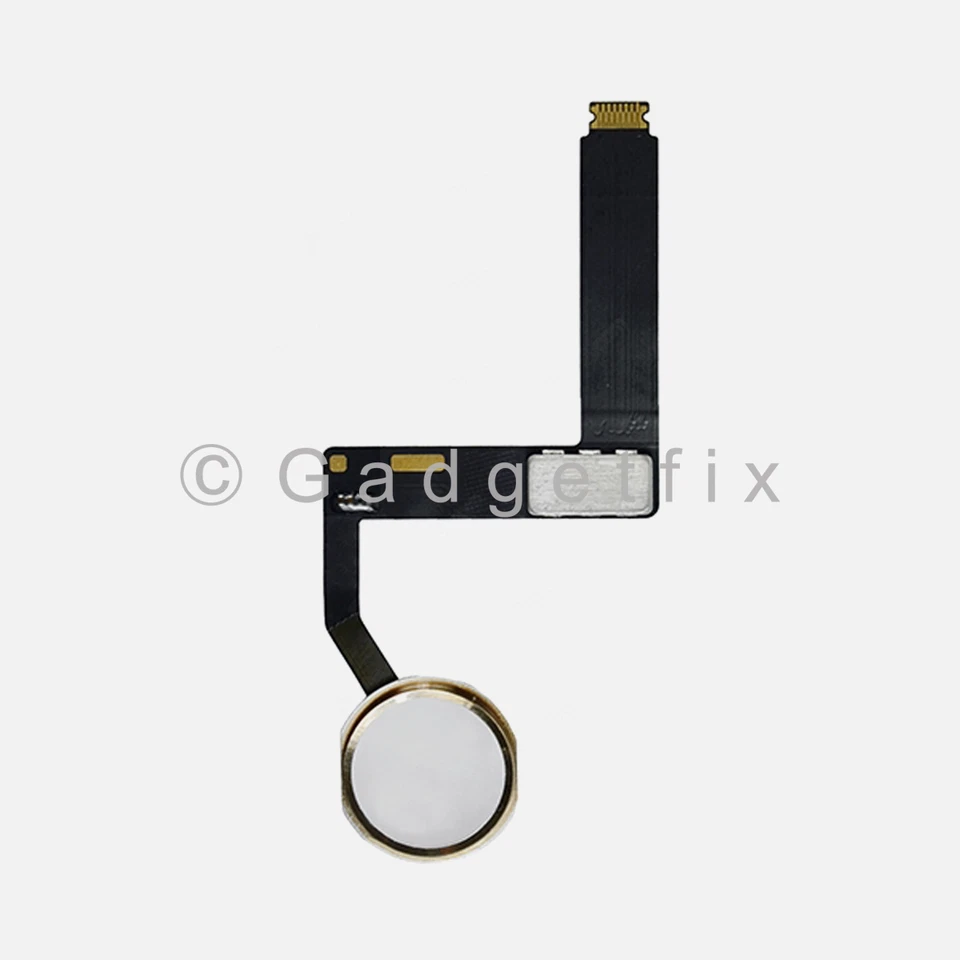 Gold Home Menu Button Flex Cable Replacement For iPad Pro 9.7 A1673 A1674 A1675 - Image 1 of 1