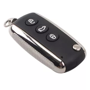 For Bentley Continental GT Flying Spur 3 button remote flip key shell case cover - Picture 1 of 6