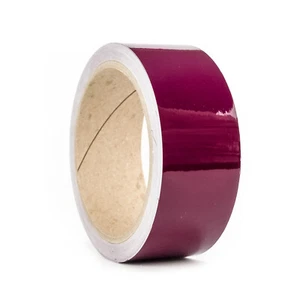 Zierstreifen Bordeaux Rot Glanz 35mm Felge Stoßstange Dachreeling Kühler Grill - Picture 1 of 7