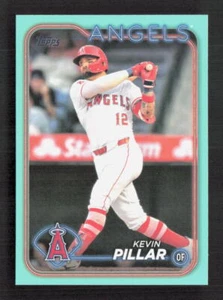 Aggiornamento Topps 2024 Kevin Pillar #US214 Fanatics Aqua Parallel - Foto 1 di 2