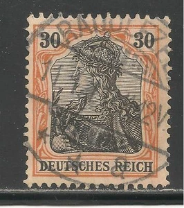 Germany #86 (A16) XF USED SON - 1905-19 30pf Germania - "DEUTSCHES REICH" - Picture 1 of 1