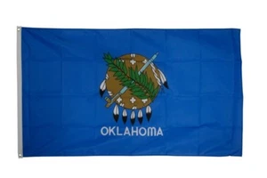 Fahne USA Oklahoma Flagge amerikanische Hissflagge 90x150cm - Bild 1 von 1