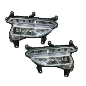 2x Front Fog Lamp Daytime Running Light Fit for Hyundai Santa Fe Sport 16-18 ty - Picture 1 of 4