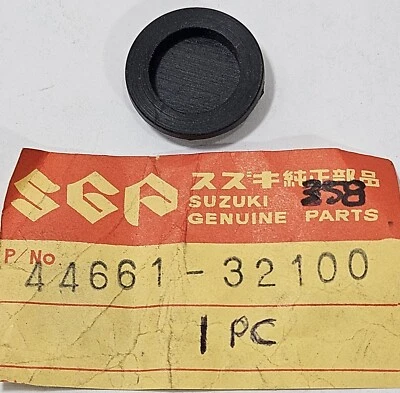 Junta da tampa do tanque de óleo 1 NOS 1971-1987 genuína Suzuki TM100 TM250 TM400 44661-32100 - Imagem 1 de 3