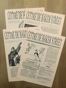 La Nouvelle Lettre de Baker Street - Numéros 1 à 4 - NEUF - Picture 1 of 1