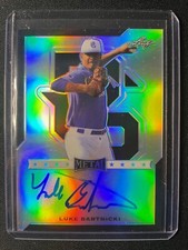 2017 Leaf Perfect Game Luke Bartnicki Black Metal Autograph #11/15!!!