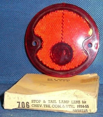 RF1140 1954 1955 Chevrolet Chev Chevy Truck Stop Brake Tail NOS - Image 1 of 2