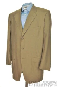 CORNELIANI Brown Check 100% Wool Mens Blazer Sport Coat Jacket - EU 58 / US 48 L - Picture 1 of 9