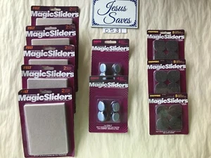 10 Packs Magic Sliders 5 - 4-1/2X6 Felt Blanket 5- Pads Discs - Picture 1 of 1