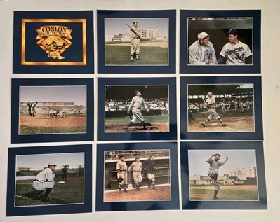 1993 The Sporting News CONLON COLLECTION Set (9) Color Masters 8x10 Baseball  - Image 1 of 4