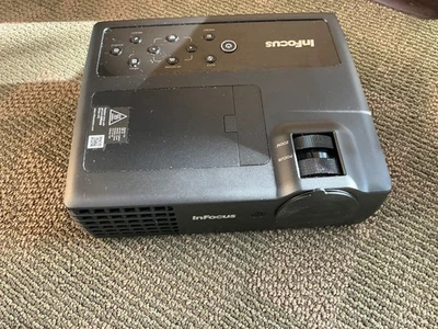 InFocus IN1116 DLP Projector Portable HDMI Remote Open Box In Focus - Image 1 of 4