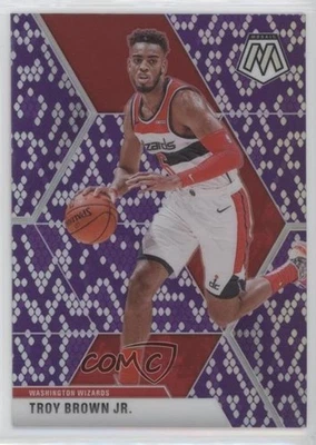 2019-20 Panini Mosaic Purple Snakeskin Prizm /24 Troy Brown Jr #162 - Image 1 of 2