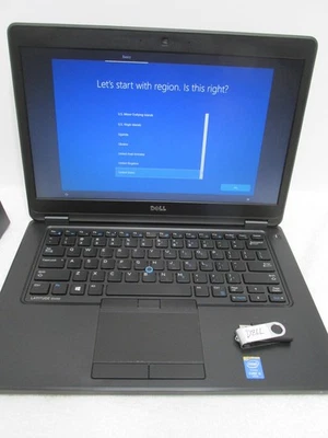 Dell Latitude E5450 i5-5300U Laptop 16 GB, 256 GB, Win10, Mem, SSD, Batt, Chgr - Image 1 of 4