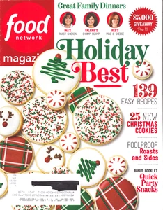 Food Network Magazine December 2018 Christmas Holiday Cookies Parties Dinners - Picture 1 of 3