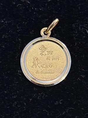 Colgante “Piu Di Ieri” Oro 18K. 1,56 gramos. Foto 1 de 4
