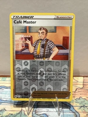 Cafe Master 133/172 Swsh09: Brilliant Stars Reverse Holo - Image 1 of 2