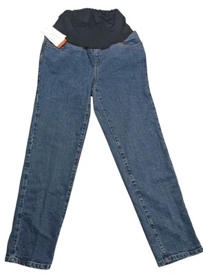 Isabel Maternity Crossover Panel-Over Belly Jean Size 6 NWT $35.00 - Image 1 of 4