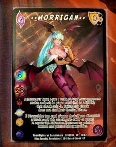Universus Street Fighter vs Darkstalker Morrigan Promo Card Full Art Foil 2018 - Picture 1 of 2