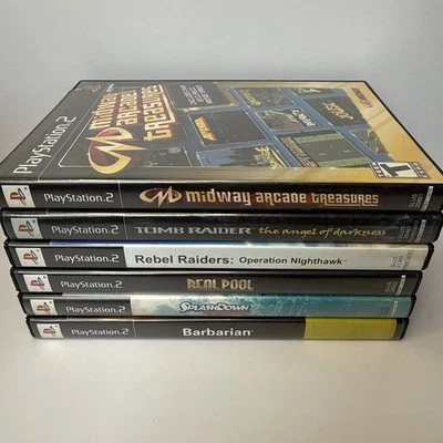Лот товаров с играми для Sony PlayStation 2–6.  Tomb Raider, Rebel Raider, Arcade Treas ++ - Изображение 1 из 4