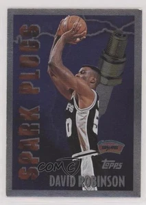 1995-96 Topps Spark Plugs David Robinson #SP6 HOF - Zdjęcie 1 z 3