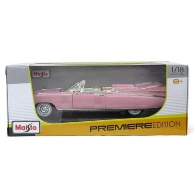 Maisto 1/18 Cadillac Eldorado Pink 1959 Diecast Car - Image 1 of 4