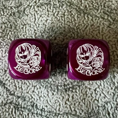 2x Ghost Reaper & Winter Cherries Dice – Zodiac Duelist 2016 Exclusive Yu-Gi-Oh - Image 1 of 2