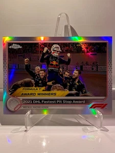 2022 Topps Chrome Formula 1 F1 Max Verstappen #194 Refractor RedBull - Bild 1 von 2