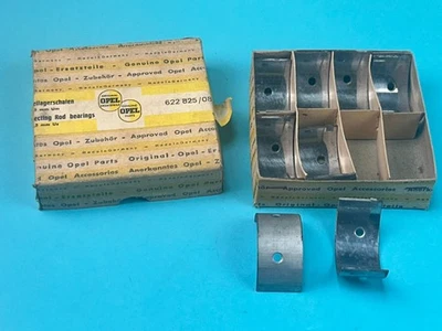 Opel Connecting Rod Bearing Set 0.50 OS Olympia 1938-52 Rekord 53-57 622825 NOS - Image 1 of 4