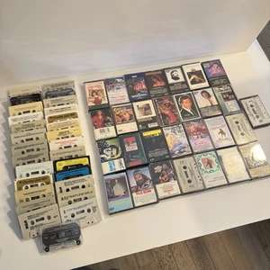 Massive BUNDLE of 50+ Cassettes Untested (Elvis, Willie Nelson + MORE) - Picture 1 of 5