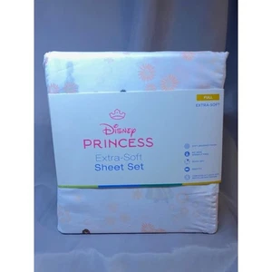 Disney Garden Princess Twin  Sheet Set     Flat Fitted    2 Pillowcases   NEW - Picture 1 of 4