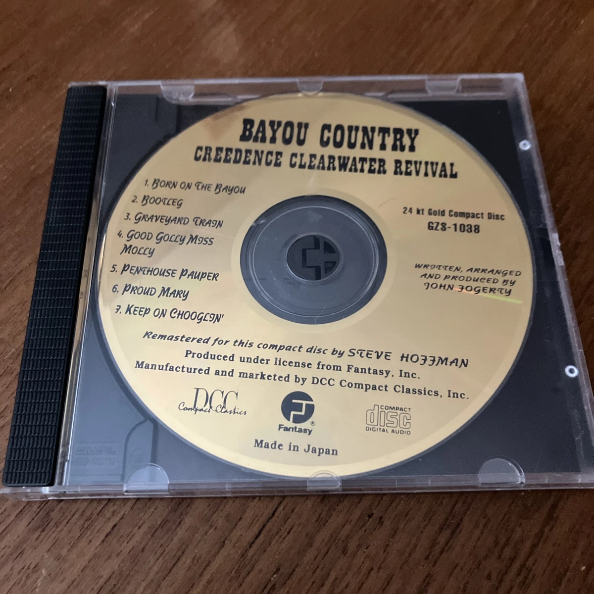 Album Creedence Clearwater Revival 24k Gold Disc Music CDs for