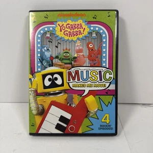 Nickelodeon Yo Gabba Gabba Music Makes Me Move DvD Nick Jr 4 Episodes Tested - Imagen 1 de 4