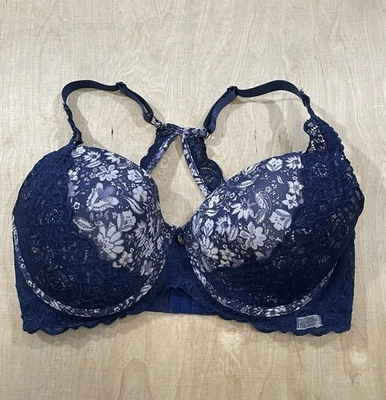 Sujetador Camiseta Jessica Simpson Forrada con Aros Talla 38C Azul Foto 1 de 4