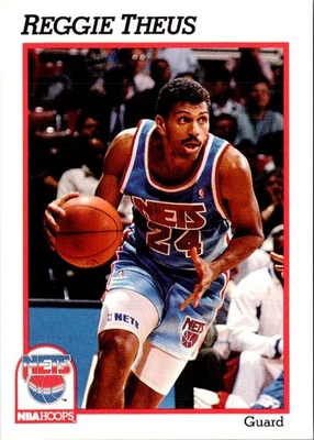 1991 Hoops Reggie Theus #138 New Jersey Nets Basketball Card - Image 1 of 2