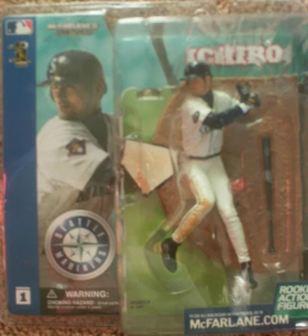 ICHIRO 2002 McFARLANE ROOKIE FIGURE "SEATTLE" VARIATION MINT IN BOX Cover