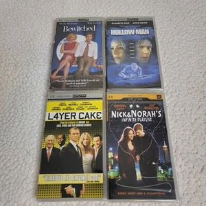 Lot of 4 Sony New PSP UMD Movies Bewitched L4YER CAKE Hollow Man Nick & Nora - Picture 1 of 5