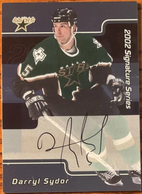 2001-02 BAP Signatures Series Autographs Darryl Sydor #182 Dallas Stars - Image 1 of 2