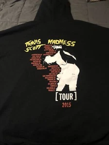 2015 TRAVIS SCOTT "MADNESS" TOUR KAPUZENPULLOVER XL - Bild 1 von 3