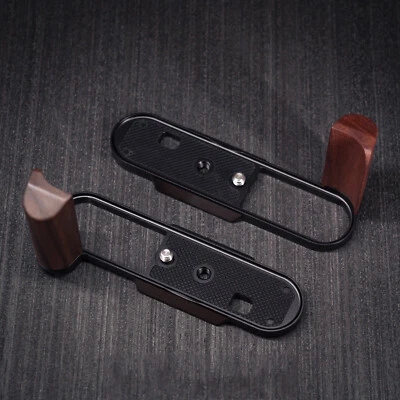 Empuñadura de madera base de aleación QR L placa para cámara Leica D-LUX8 LUX8 tipo 3952A Foto 1 de 4