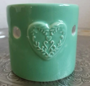ScentChips*ScentBurner*Duftlampe*Öllampe*Duftöllampe*Aromalampe* HERZ grün - Bild 1 von 4