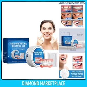 Soft Silikon Zahnersatz Reline Kit - Komfort & Vertrauen für Ihr Lächeln - Bild 1 von 11