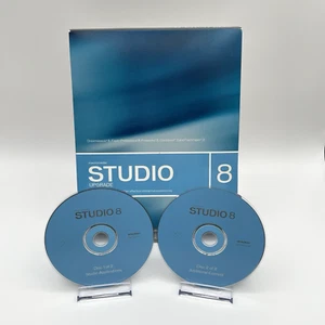 Macromedia Studio 8 Upgrade/Full PC Mac Disc Set + Serial Numbers w/Box ~ READ - Picture 1 of 3