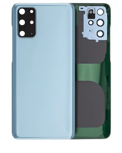 Back Cover Glass With Camera Lens Compatible For Samsung Galaxy S20 Plus (Blue) - Picture 1 of 3