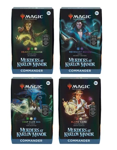 Set of 4 (1 of Each) Commander Decks Murders at Karlov Manor MKM MTG - Picture 1 of 1
