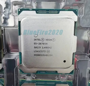 Intel Xeon E5-2676 v4 SR2JY 2.4GHz 40MB 16 Core LGA2011-3 CPU Processor 2676 v4 - Picture 1 of 3