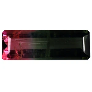 2.16 ct Octagon (14 x 5 mm) Unheated / Untreated Watermelon Tourmaline - Picture 1 of 1