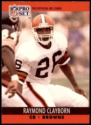 Raymond Clayborn #471 1990 Pro Set - Image 1 of 2