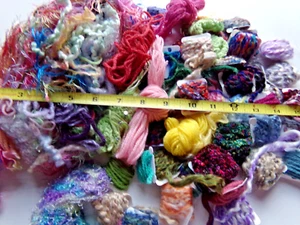 Yarn Ends Lot of 48 Pieces, Multi Color, Crafts, Fiber Art, Needle Work - Picture 1 of 8