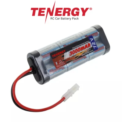 Tenergy 7.2V High Capacity 3000mAh Flat NiMH Battery Pack for RC Car With Tamiya - Image 1 of 4