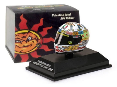Minichamps Valentino Rossi Helmet - MotoGP Test Jerez 2008 1/8 Scale - Image 1 of 2